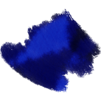 A rough blue stroke merging grunge textures with soft watercolor blending png