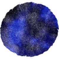 A rugged blue stroke blending rough textures with a smooth watercolor finish png