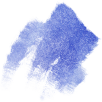 A rough blue stroke merging grunge textures into smooth watercolor effects png