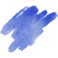 Blue stroke blending gritty textures with soft watercolor blending png