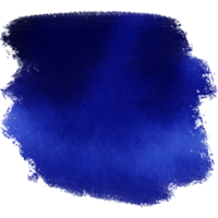 A blue stroke combining rough textures with delicate watercolor gradients png