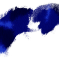 Blue brush stroke evolving into smooth watercolor gradients png