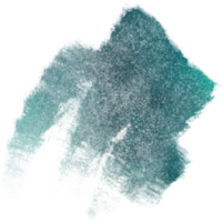 A bold Cyan watercolor stroke with rugged edges and smooth blending png