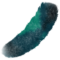 A distressed Cyan stroke with gritty textures and a smooth watercolor effect png