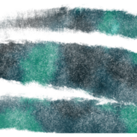 Cyan stroke with rough edges and fluid watercolor blending png