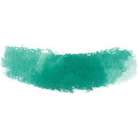 A rough edged Cyan stroke merging rugged textures with soft watercolor gradients png