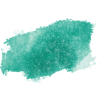 A textured Cyan brush stroke blending rough grunge textures with soft watercolor blending png