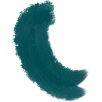 A rough edged Cyan stroke blending rugged textures with smooth watercolor effects png