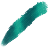A rough Cyan brushstroke blending grunge textures with gentle watercolor washes png