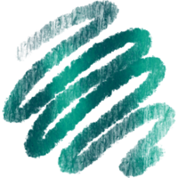 A rough edged Cyan stroke blending grunge elements into smooth watercolor gradients png