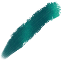 A rugged Cyan brushstroke combining gritty grunge features with gentle watercolor transitions png