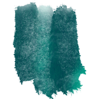 A Cyan stroke where grunge elements merge into gentle watercolor transitions png