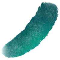 A rugged Cyan stroke fading into soft watercolor gradients png