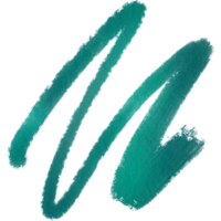 Textured Cyan stroke merging into soft watercolor hues png