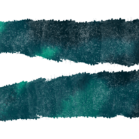 Textured Cyan stroke softening into smooth watercolor tones png