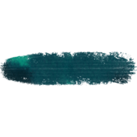 Cyan stroke fading from rough edges into smooth watercolor gradients png