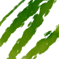 A textured Green brush stroke with rugged edges and a soft watercolor effect png