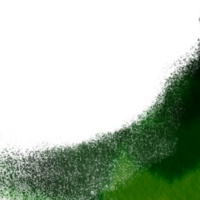 Green stroke with rugged textures and soft watercolor gradients png