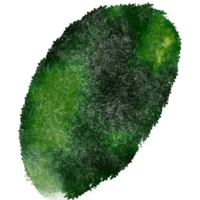 A Green brush stroke with rugged grunge details and seamless watercolor blending png