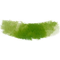 A rough edged Green stroke merging rugged textures with soft watercolor gradients png