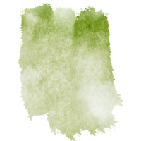 A rough Green stroke blending distressed textures with smooth watercolor blending png