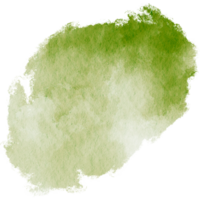 A rough Green stroke blending distressed grunge elements with soft watercolor transitions png