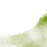 Green stroke blending rugged grunge textures with smooth watercolor effects png