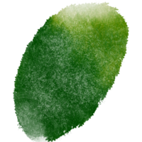 Green brush stroke with rough textures merging into smooth watercolor gradients png