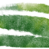 A rugged Green brush stroke fading into soft watercolor washes png