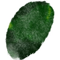 A textured Green brushstroke transitioning into smooth watercolor gradients png