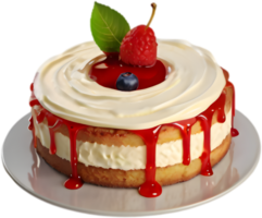 Mouthwatering Layered Butter Cake Dessert Image. . png