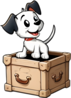 Endearing Cartoon Dog for Pet Food. . png