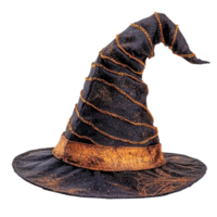 halloween witch hat isolate on transparency background png