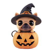 puppy halloween isolate on transparency background png