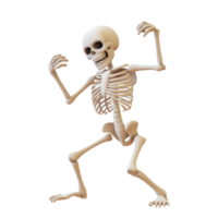 a skeleton is standing on a transparent background png
