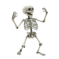 a skeleton is standing on a transparent background png