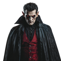 dracula vampire isolate on transparency background png
