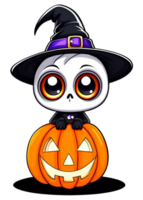 Halloween Decorated Halloween Greeting Card With A Cute Or Spooky Design Digital Art Suitable For Jersey, Bucket Hats, Bumper Sticker, Poster, Aprons png