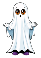 Halloween Based Funny Ghost In A Costume Graphic Designed For Tee, Kids Babies Clothes, Car Sticker, Canvas Print, Bedding png