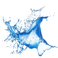 Crystal Clear Splash A pristine water display against a transparent backdrop, capturing the elegance and fluidity of nature s motion. png