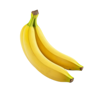 A full-body banana graphic with complete contour is presented against a transparent backdrop, showcasing its yellow form in detail. png