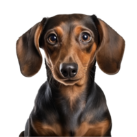 A full-body image of a dachshund dog, displayed with no backdrop for clear, versatile use on a transparent background. png