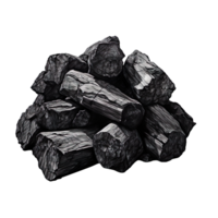 charcoal isolated on transparent background png