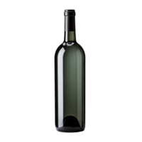empty wine bottle isolated on transparent background png