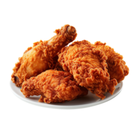 Fried chicken isolated on transparent background png