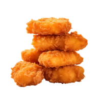 Fried chicken nugget isolated on transparent background png