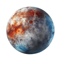 Mercury Planet isolated on transparent background png