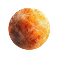 Planet Mercury isolated on transparent background png