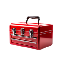 Red Toolbox isolated on transparent background png