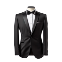 Tuxedo suit mockup isolated on transparent background png